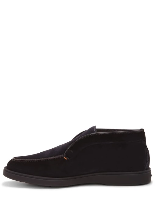 Лоферы замшевые на меху SANTONI