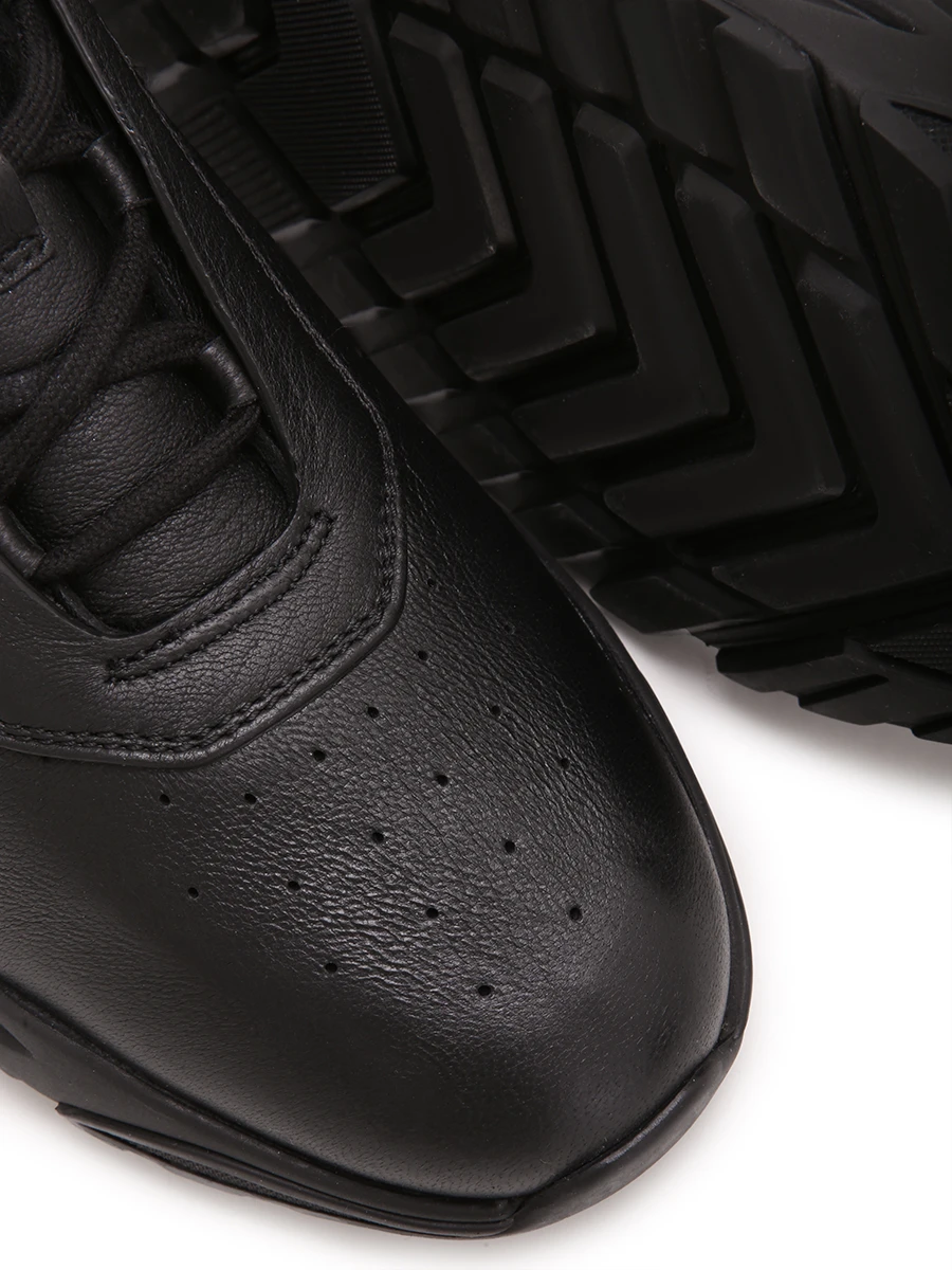 Кроссовки кожаные