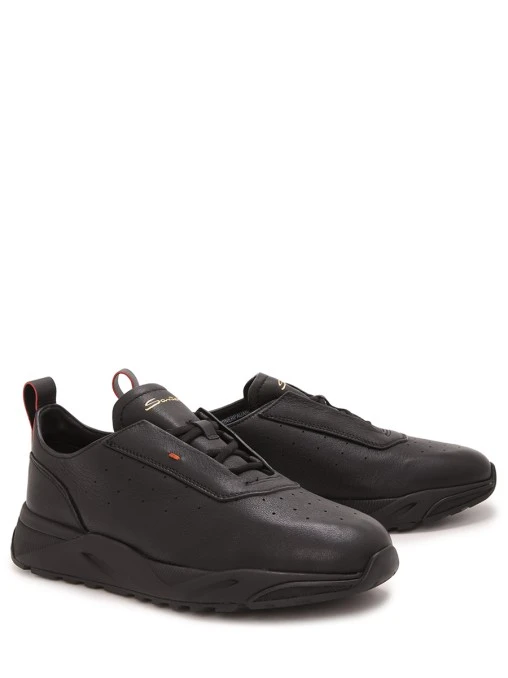 Кроссовки кожаные SANTONI