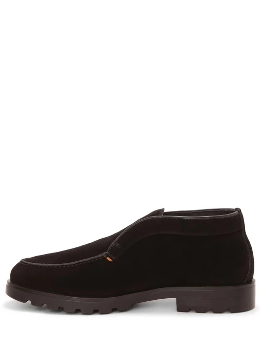 Лоферы замшевые на меху SANTONI
