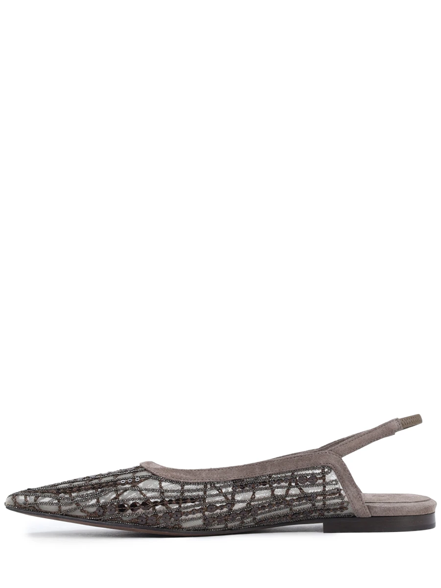 Балетки текстильные