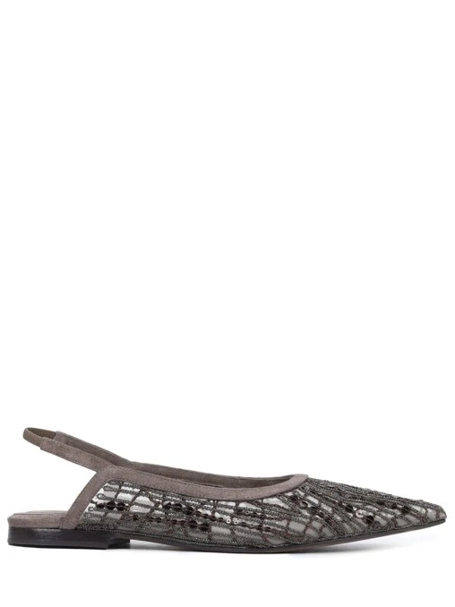 Балетки текстильные BRUNELLO CUCINELLI