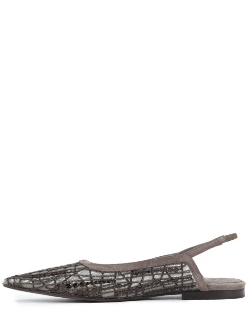 Балетки текстильные BRUNELLO CUCINELLI