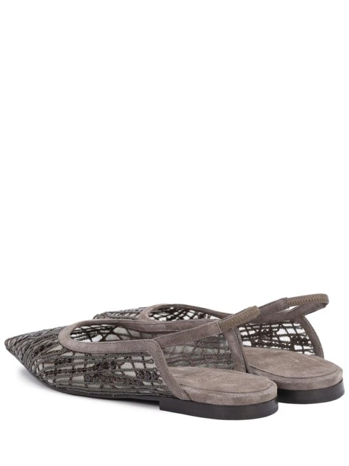 Балетки текстильные BRUNELLO CUCINELLI