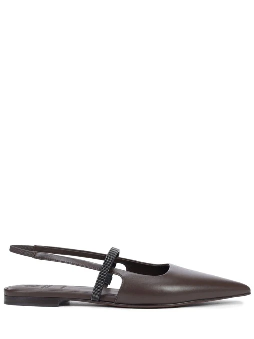 Балетки кожаные BRUNELLO CUCINELLI