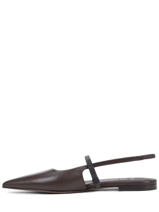 Балетки кожаные BRUNELLO CUCINELLI