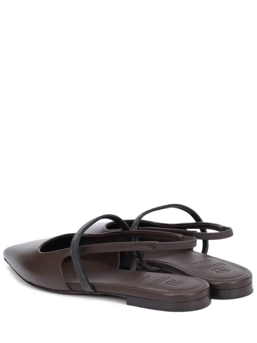 Балетки кожаные BRUNELLO CUCINELLI