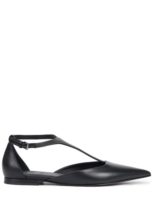 Балетки кожаные BRUNELLO CUCINELLI