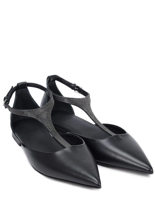 Балетки кожаные BRUNELLO CUCINELLI