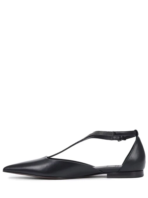 Балетки кожаные BRUNELLO CUCINELLI