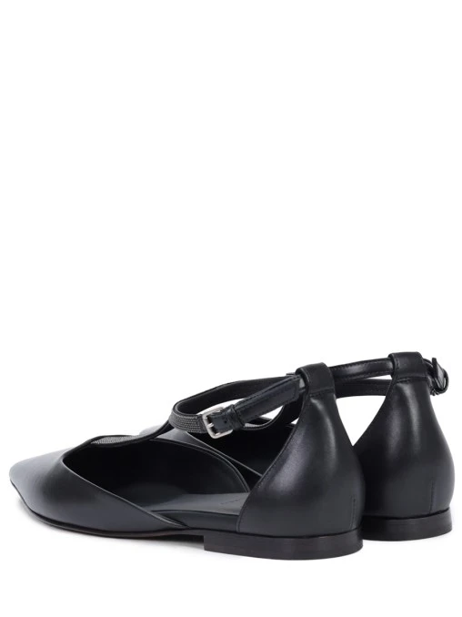 Балетки кожаные BRUNELLO CUCINELLI