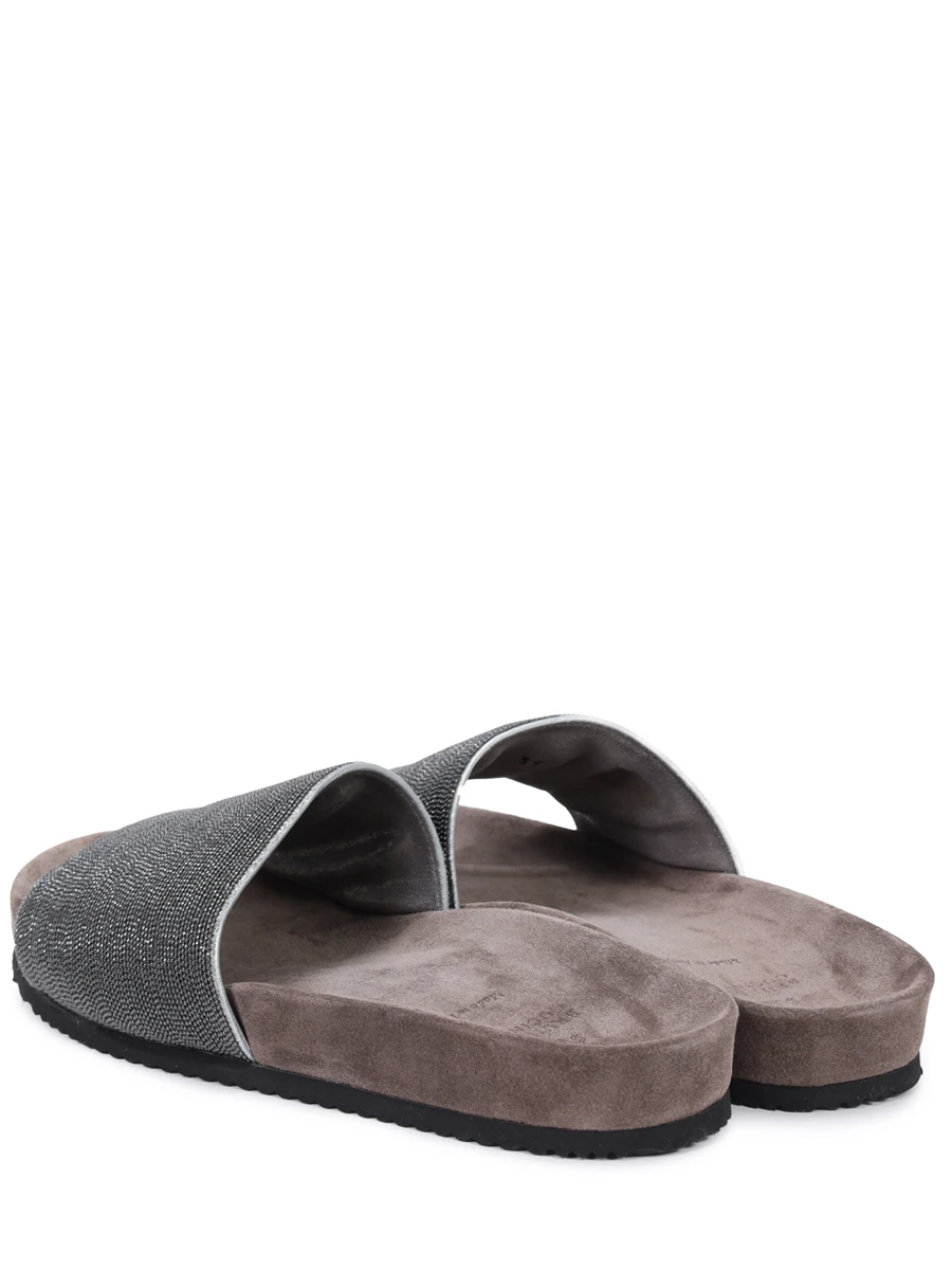 Шлепанцы замшевые