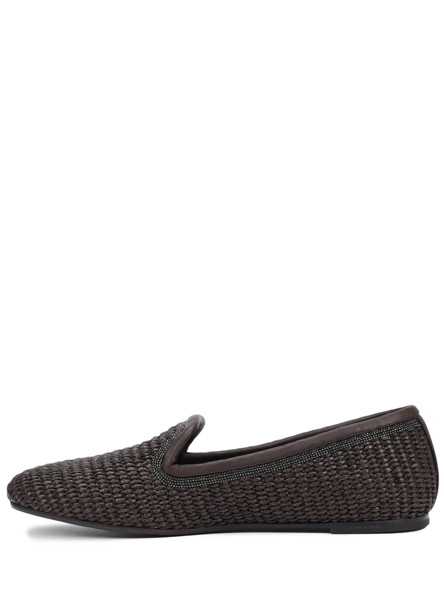 Лоферы из рафии