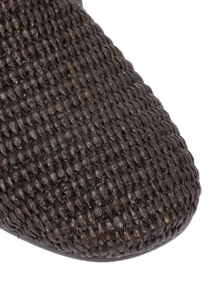 Лоферы из рафии