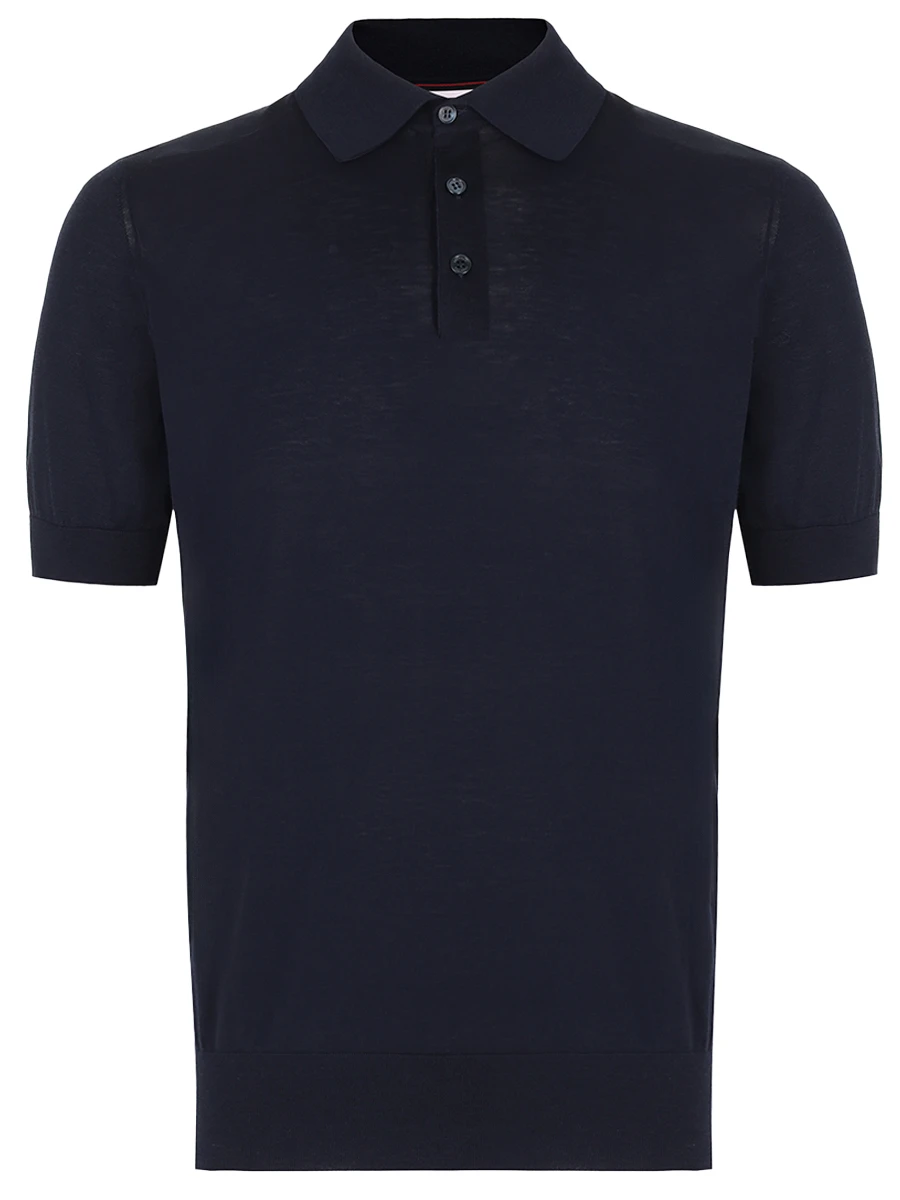 Поло из шелка и хлопка