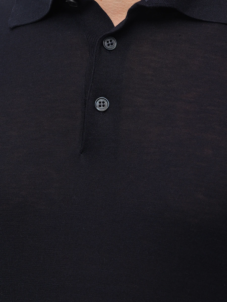 Поло из шелка и хлопка