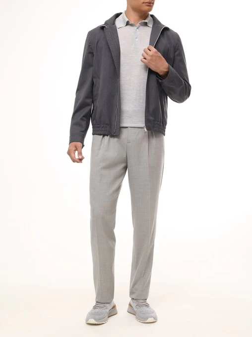 Бомбер шерстяной BRUNELLO CUCINELLI