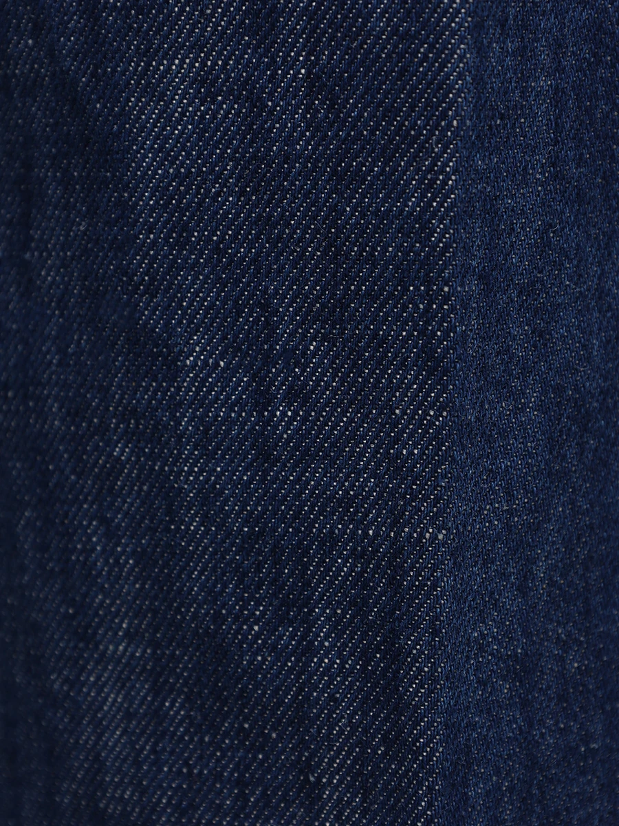 Джинсы Leisure Fit из хлопка и льна