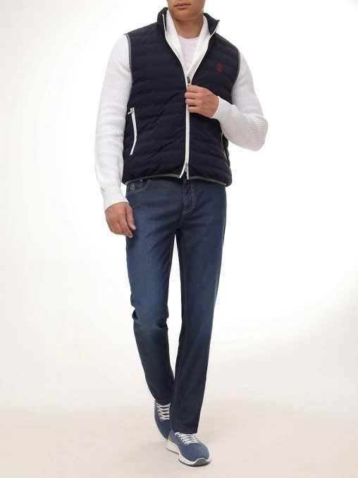 Жилет стеганый BRUNELLO CUCINELLI