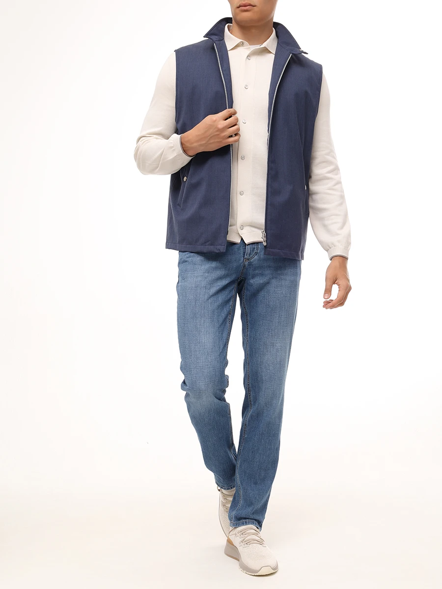 Джинсы Traditional Fit хлопковые