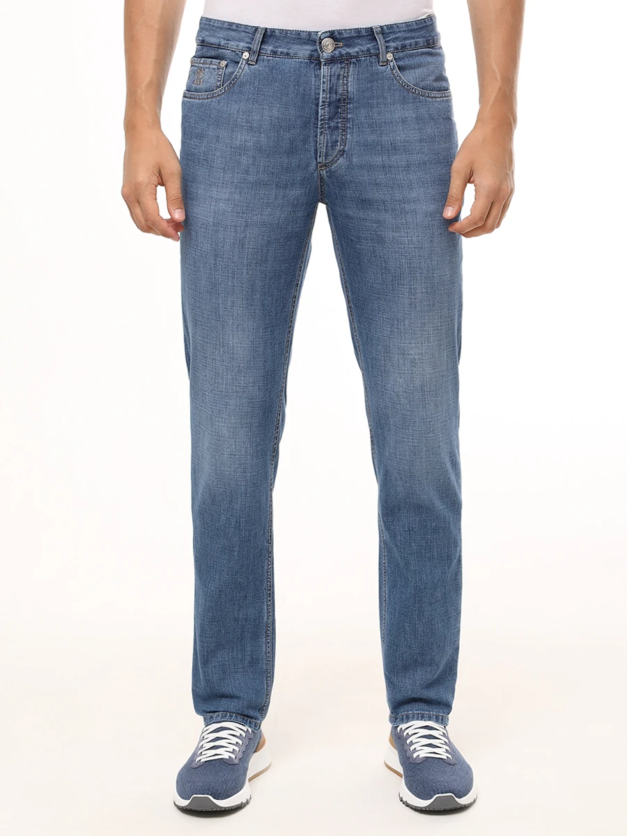 Джинсы Traditional Fit хлопковые