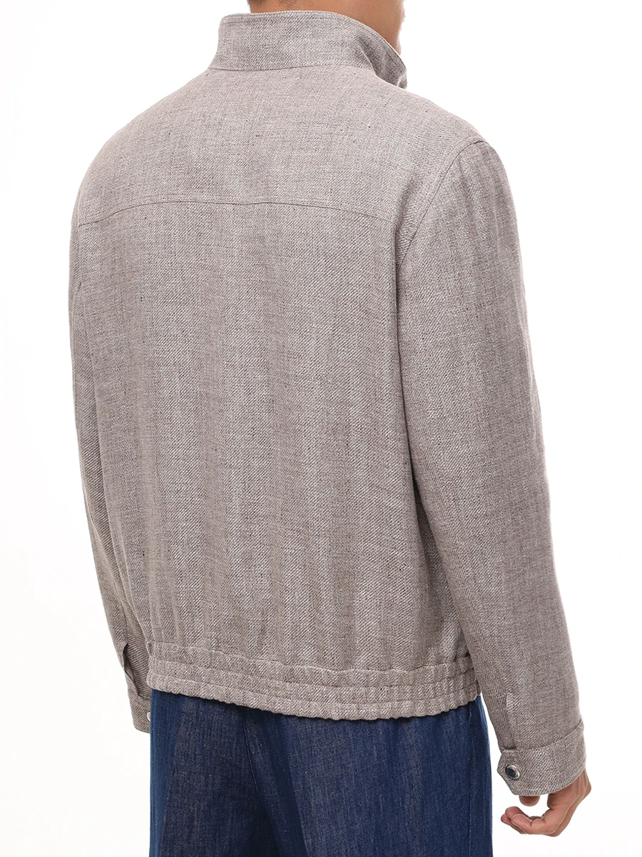 Бомбер льняной