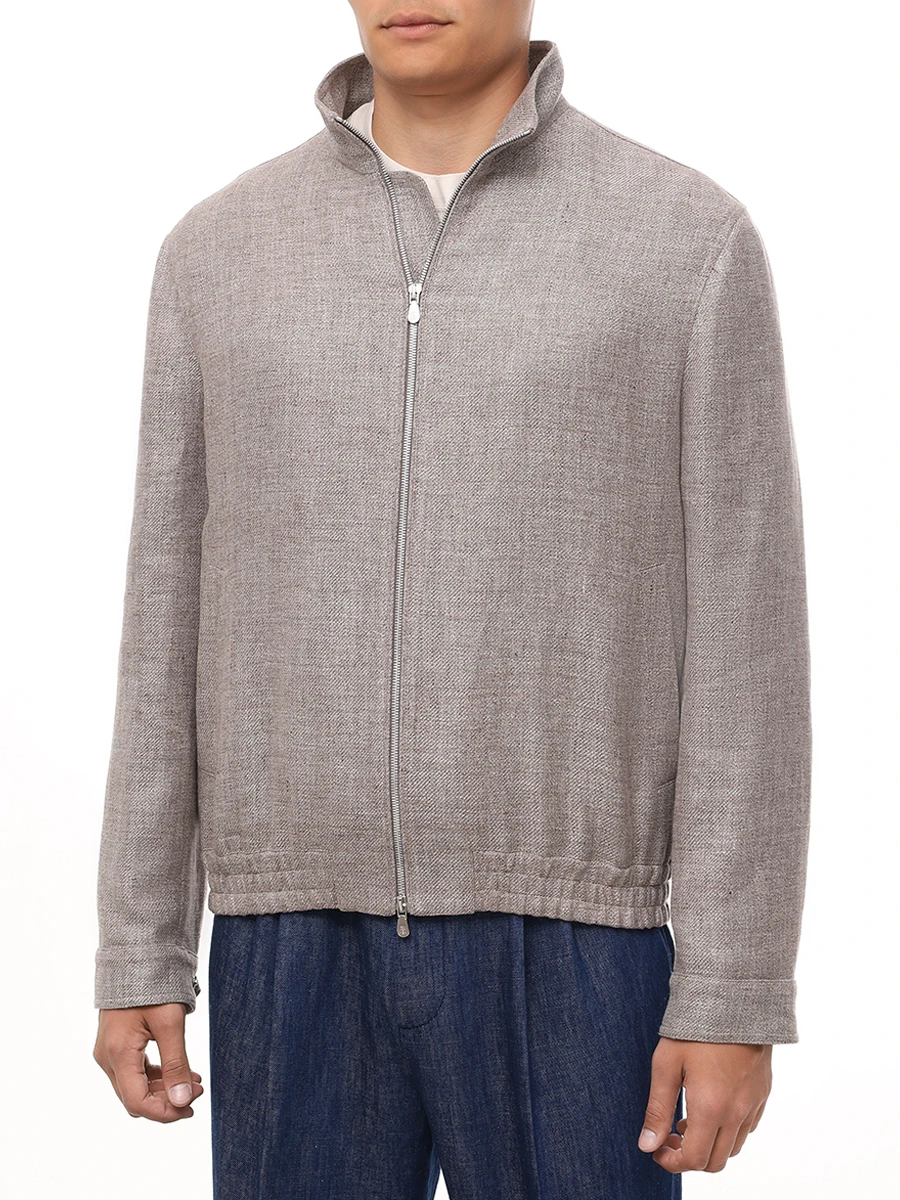 Бомбер льняной