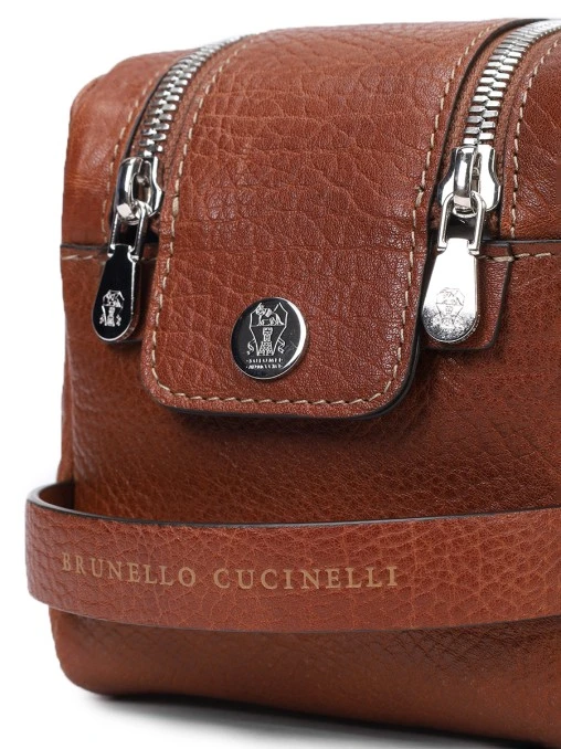 Несессер кожаный BRUNELLO CUCINELLI