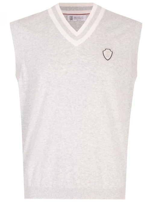 Жилет хлопковый BRUNELLO CUCINELLI