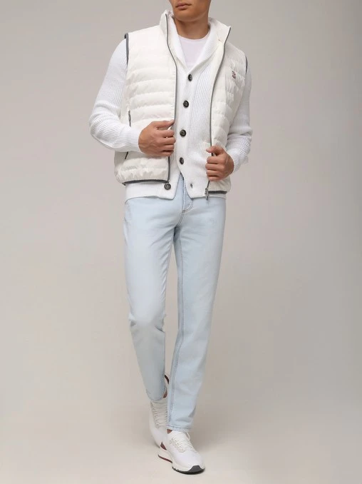 Жилет стеганый BRUNELLO CUCINELLI