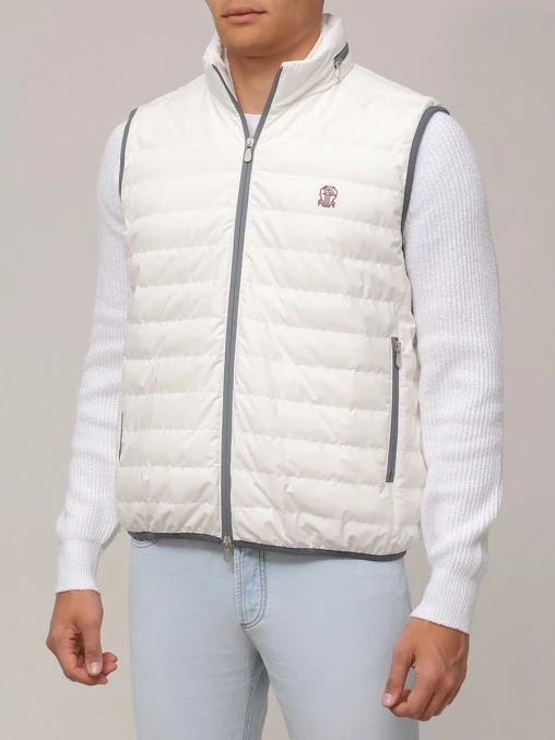 Жилет стеганый BRUNELLO CUCINELLI
