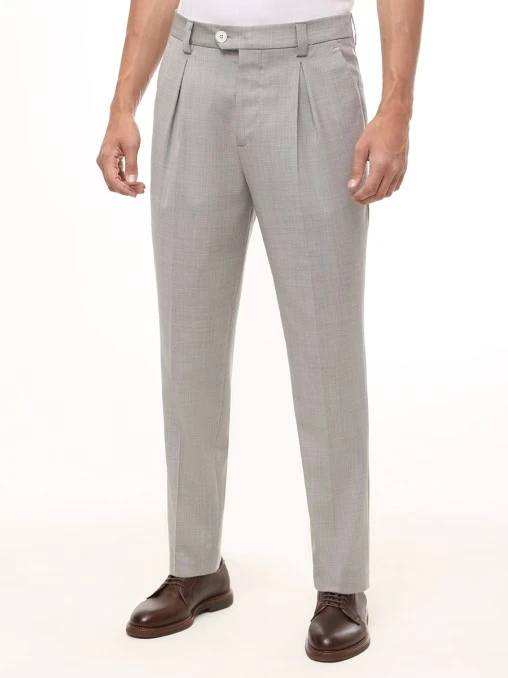 Брюки шерстяные BRUNELLO CUCINELLI
