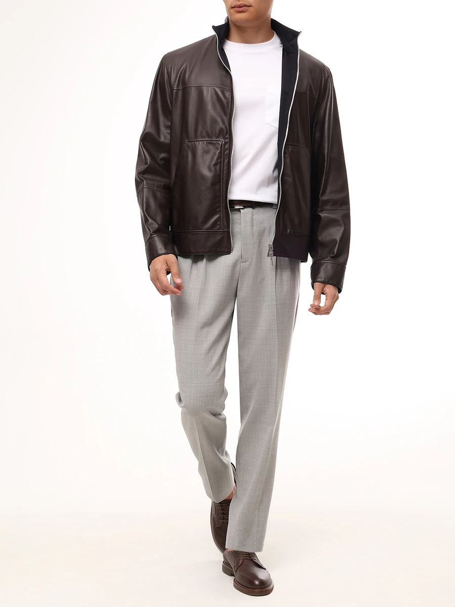 Куртка кожаная двусторонняя