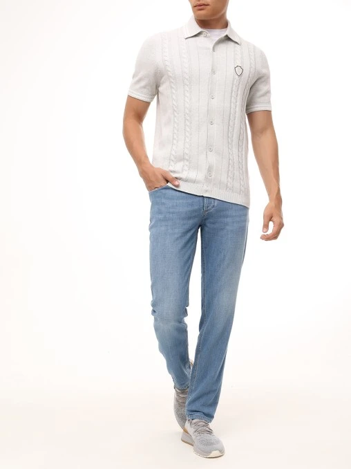 Джинсы Traditional Fit хлопковые BRUNELLO CUCINELLI