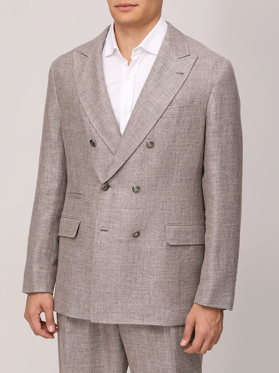 Костюм изо льна и шерсти