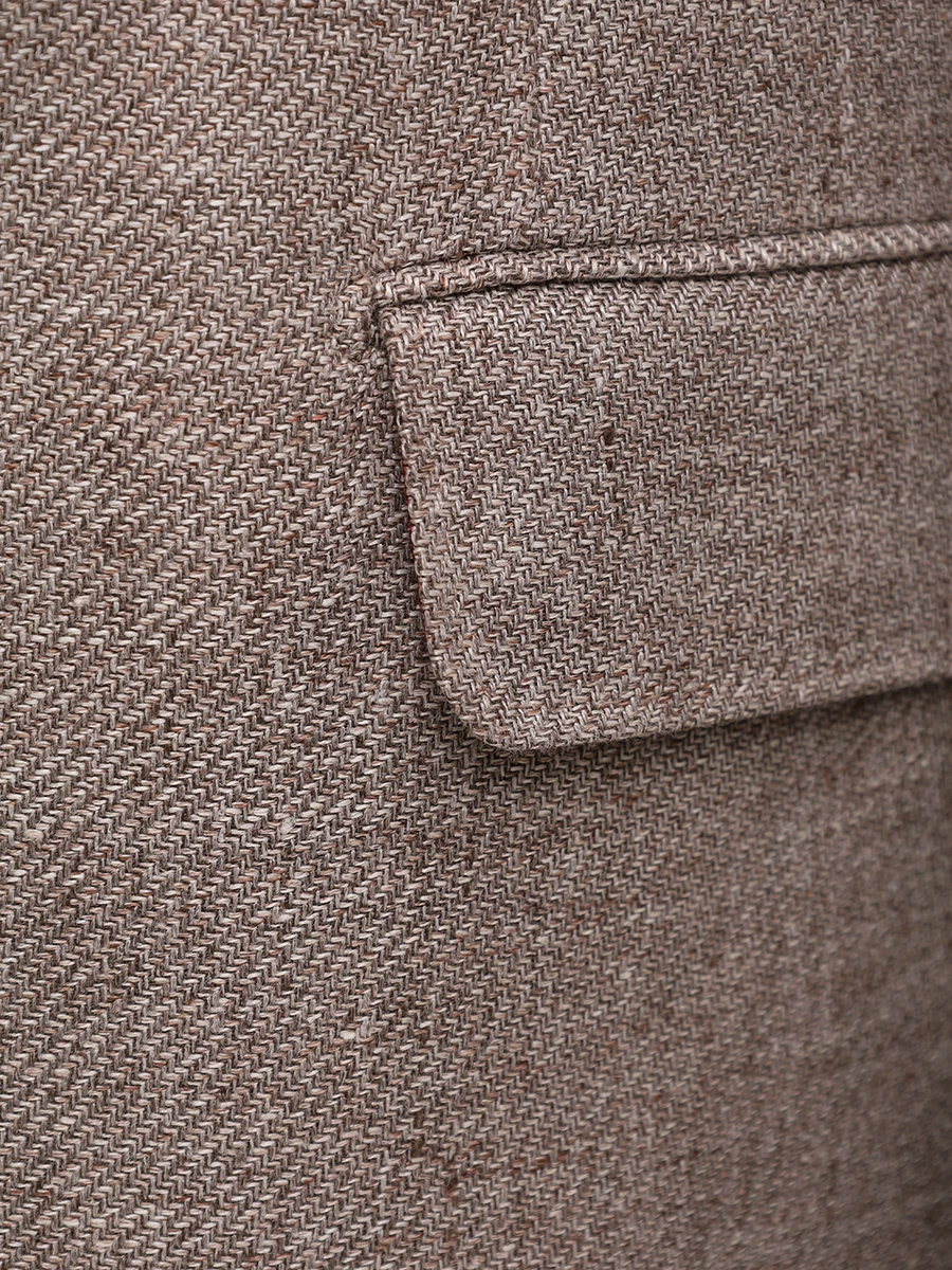 Костюм изо льна и шерсти