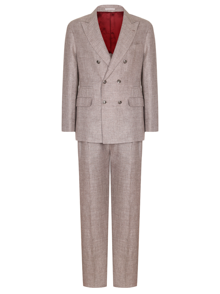 Костюм изо льна и шерсти