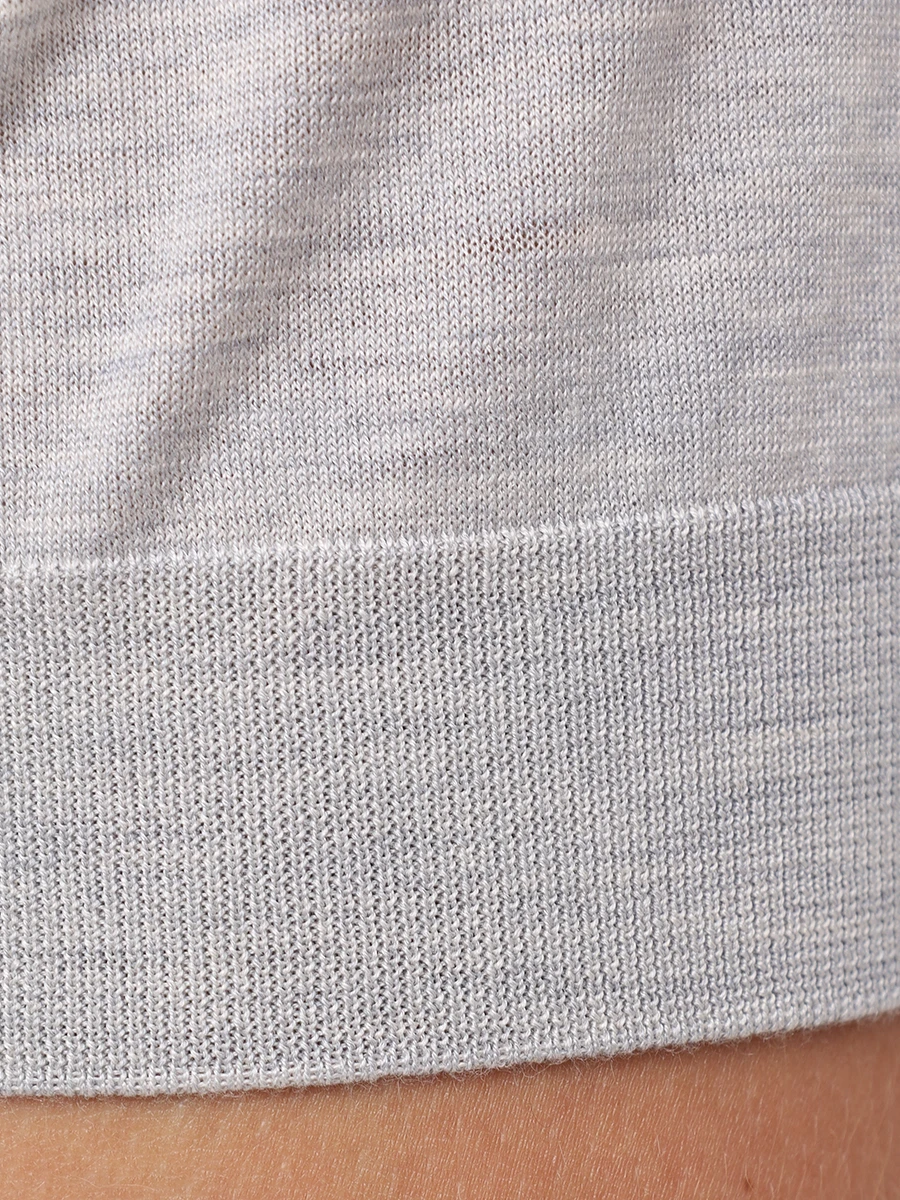 Поло из шелка и хлопка