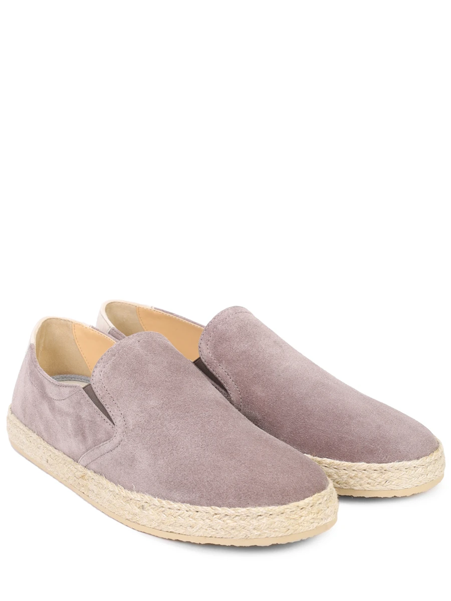 Эспадрильи замшевые