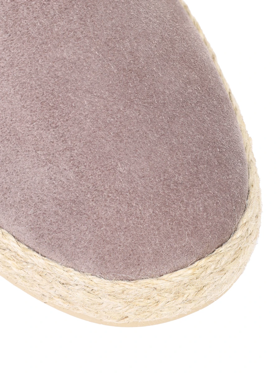 Эспадрильи замшевые