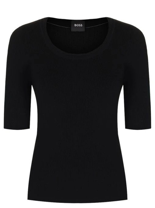 Футболка из вискозы BOSS