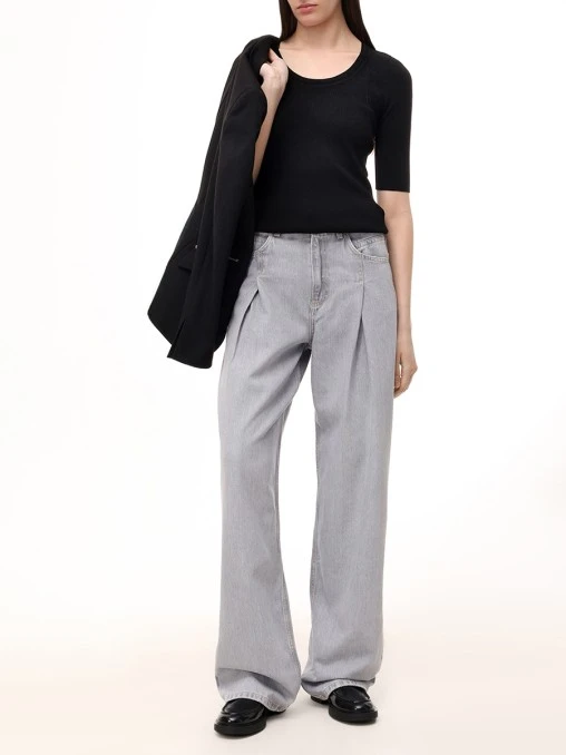 Футболка из вискозы BOSS