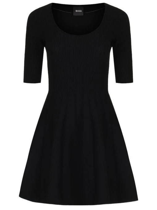 Платье из вискозы BOSS