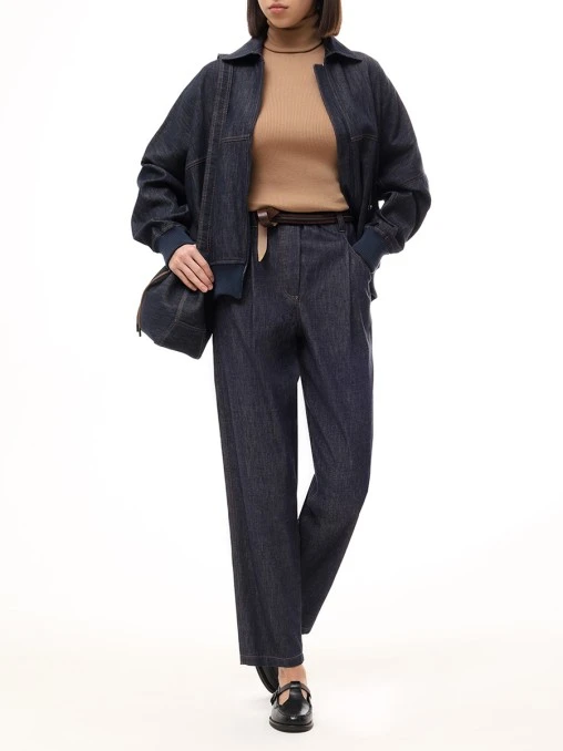 Джинсы хлопковые BRUNELLO CUCINELLI