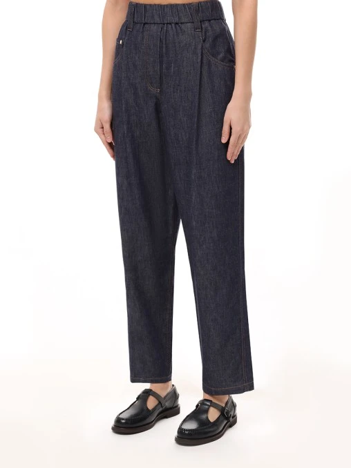 Джинсы хлопковые BRUNELLO CUCINELLI