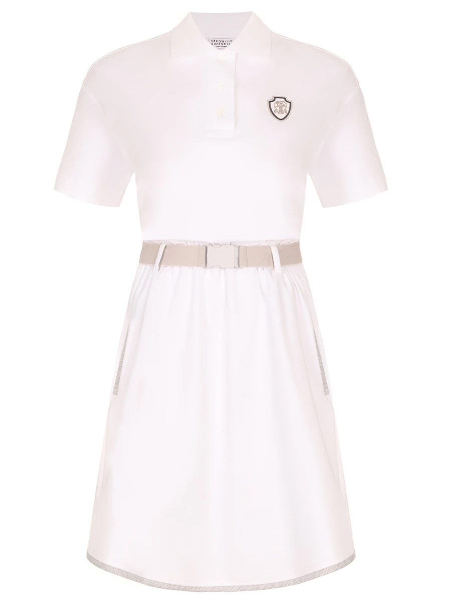 Платье-поло хлопковое