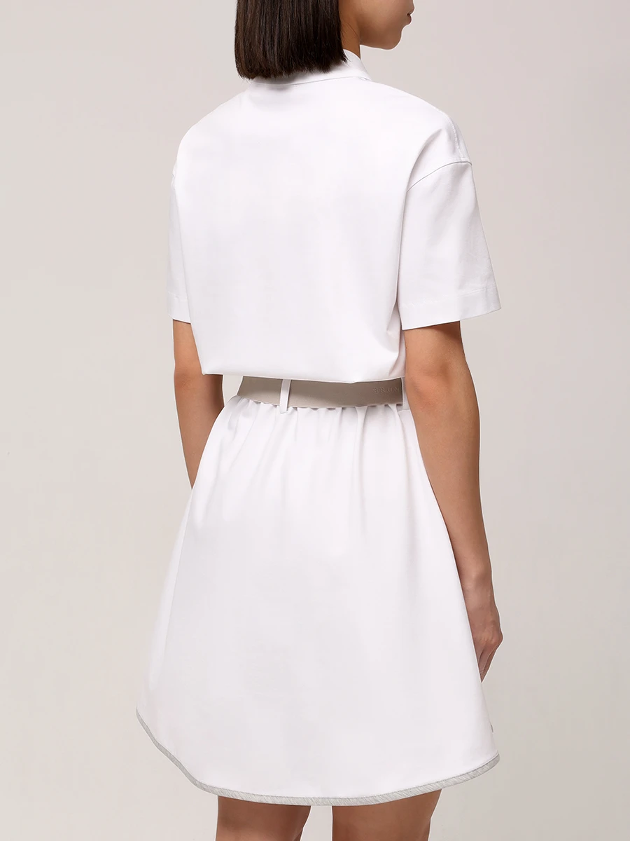Платье-поло хлопковое