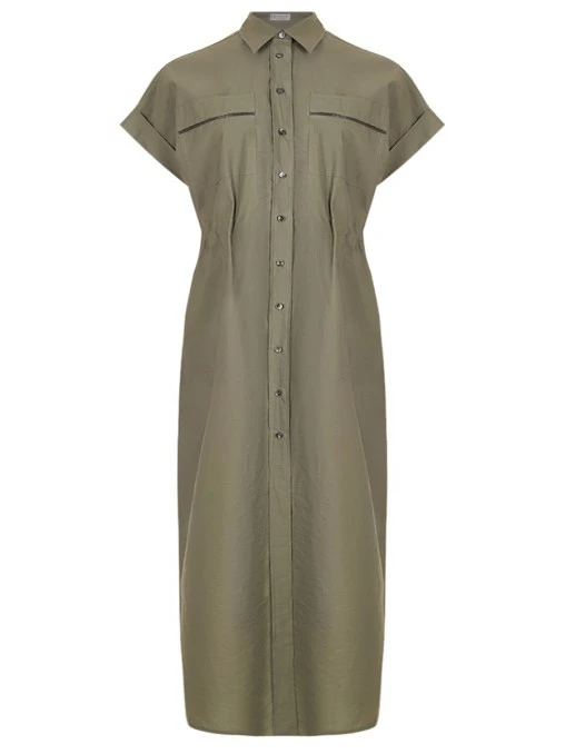 Платье хлопковое BRUNELLO CUCINELLI