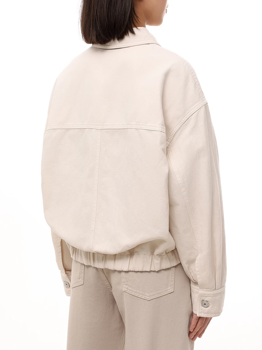 Куртка из хлопка и льна