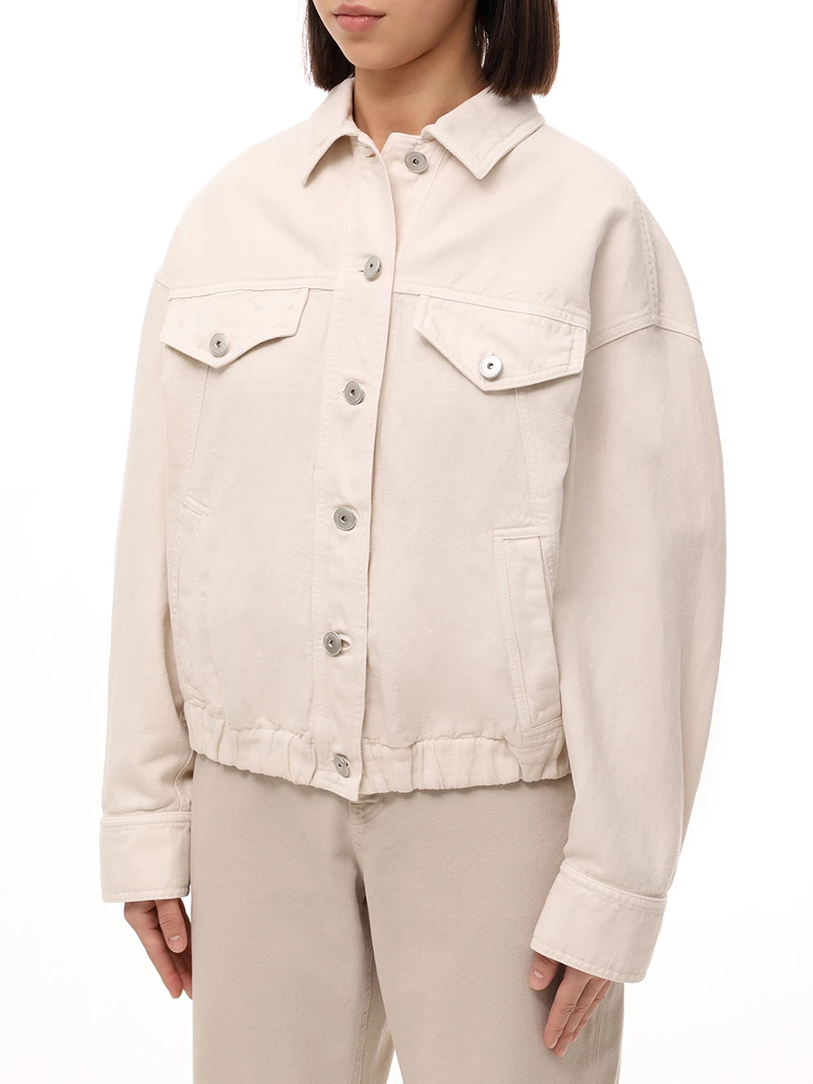 Куртка из хлопка и льна